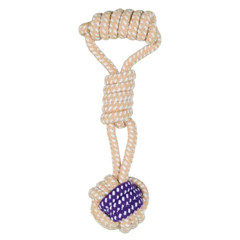 Trixie Junior knot ball on a rope, diam. 6/23 cm