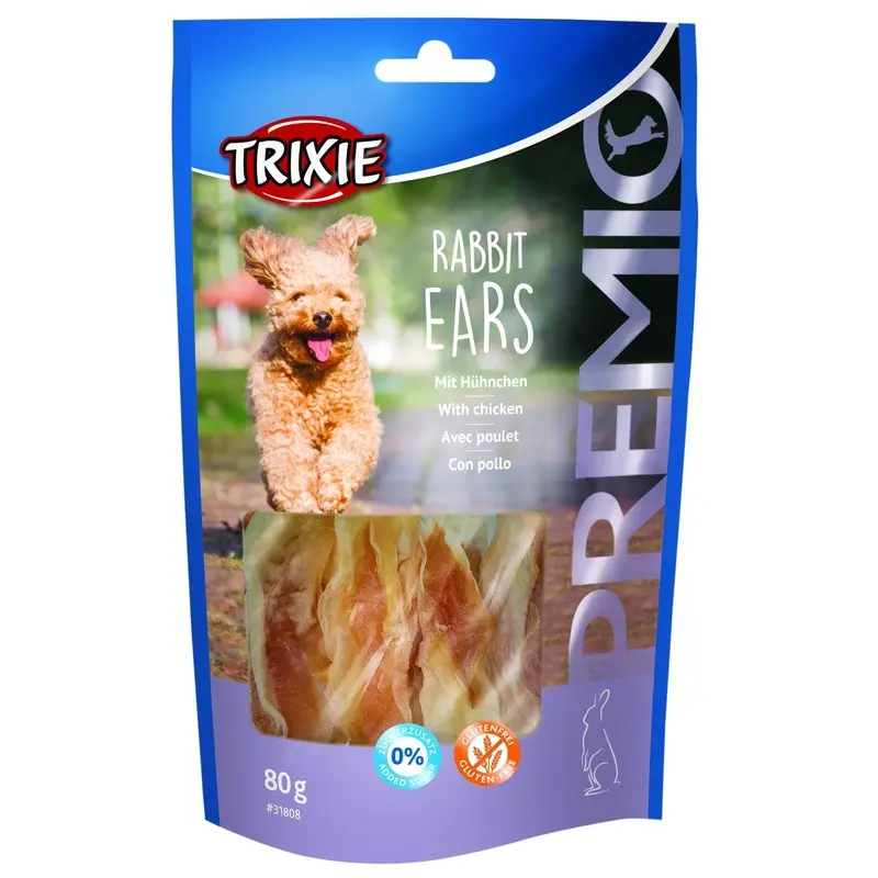 Trixie PREMIO Rabbit Ears, 80 g