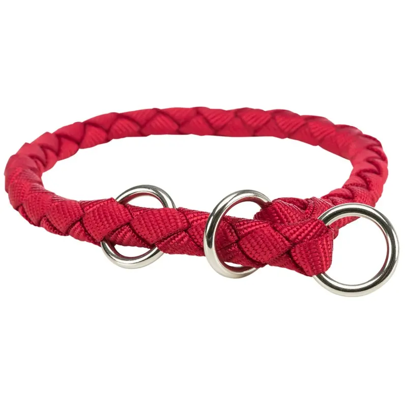 Trixie Cavo semi-choke, M: 39-45 cm/diam. 12 mm, red