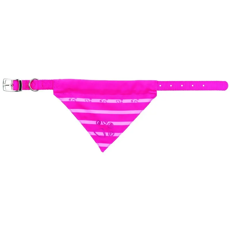 Trixie Nylon collar with neckerchief, XS: 19-24 cm/10 mm, fuchsia