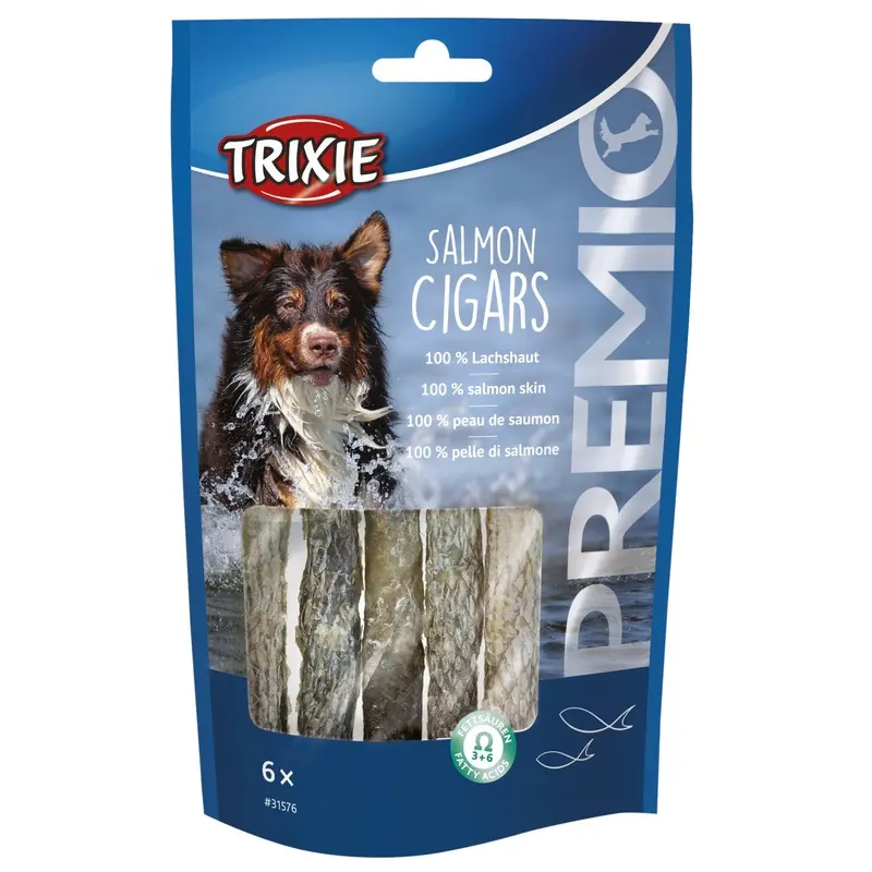 Trixie PREMIO Salmon Cigars, 12.5 cm, 6 pcs./70 g