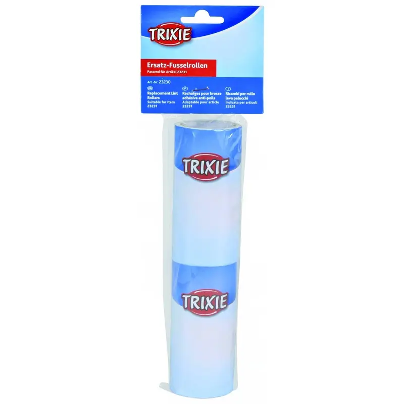 Trixie Replacement lint rollers for # 23231, 2 rolls of 60 sheets