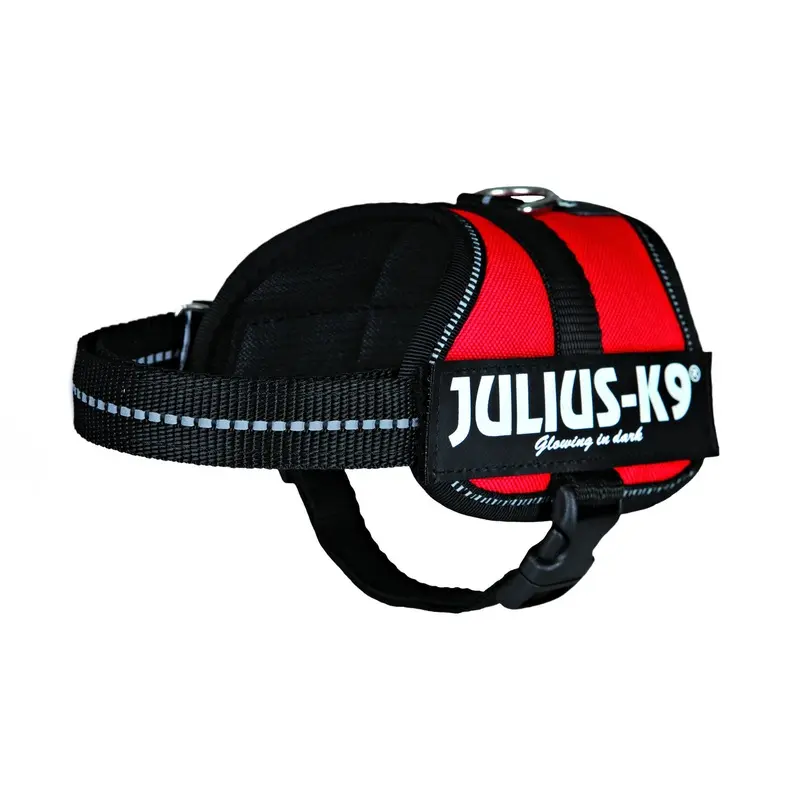 Trixie Julius-K9 Powerharness, Baby 2/XS-S: 33-45 cm, red