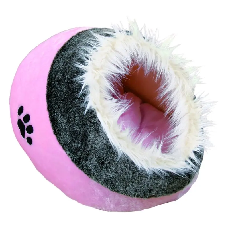 Trixie Minou cuddly cave, 35 x 26 x 41 cm, pink/grey
