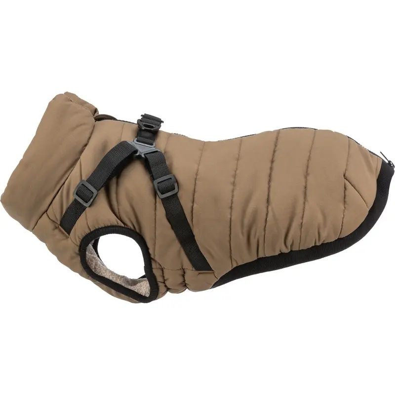 Trixie Pirou winter harness coat, XS: 27 cm, sand
