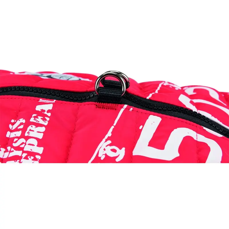 Trixie Saint-Malo coat with harness, S: 33 cm, red