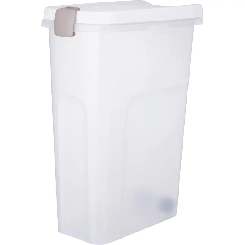 Trixie Feed Barrel, 40 l/27 x 61 x 45 cm, transparent/white