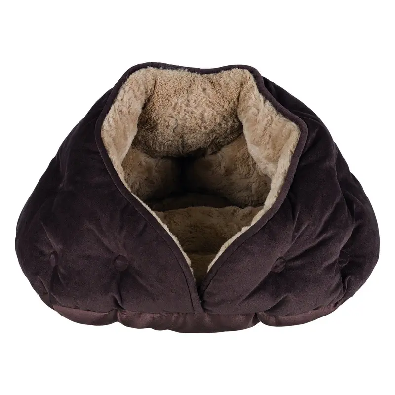 Trixie Malu cuddly cave, 47 x 27 x 41 cm, brown/light brown