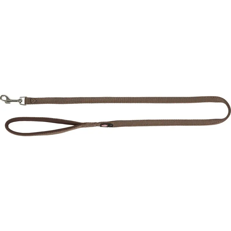 Trixie Premium leash, XS-S: 1.20 m/15 mm, hazelnut