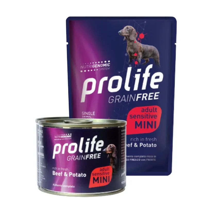 Prolife Grain Free Adult Sensitive Beef & Potato - Mini