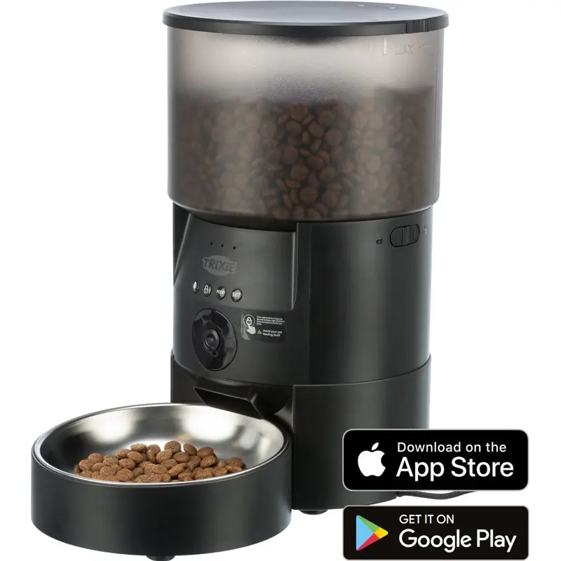Trixie Automatic Food Dispenser TX-C Smart 3.0l, 3 l/18 x 31 x 18 cm, black