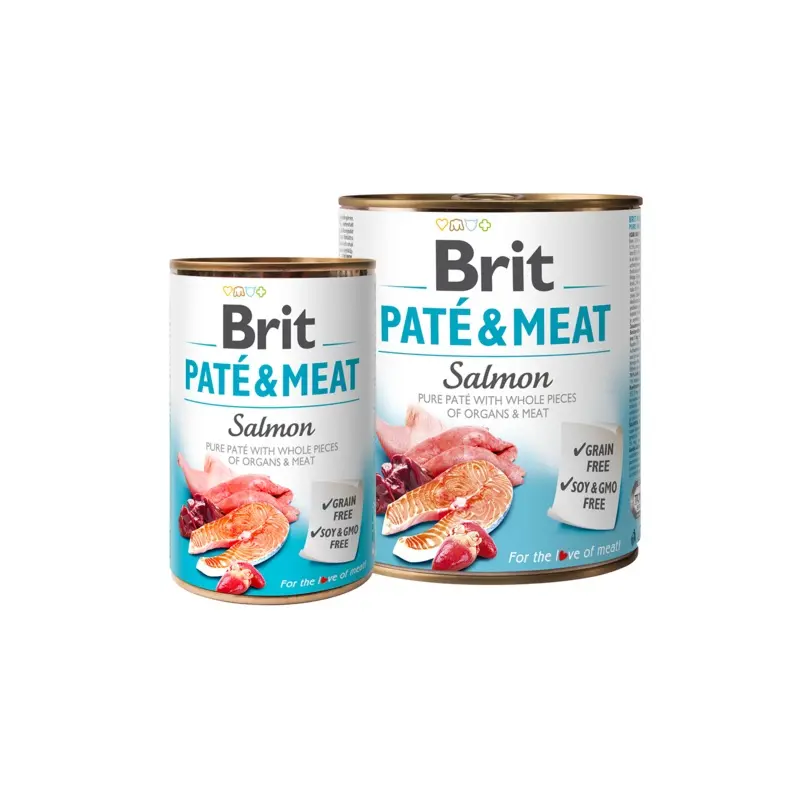 BRIT PAT & MEAT SALMON