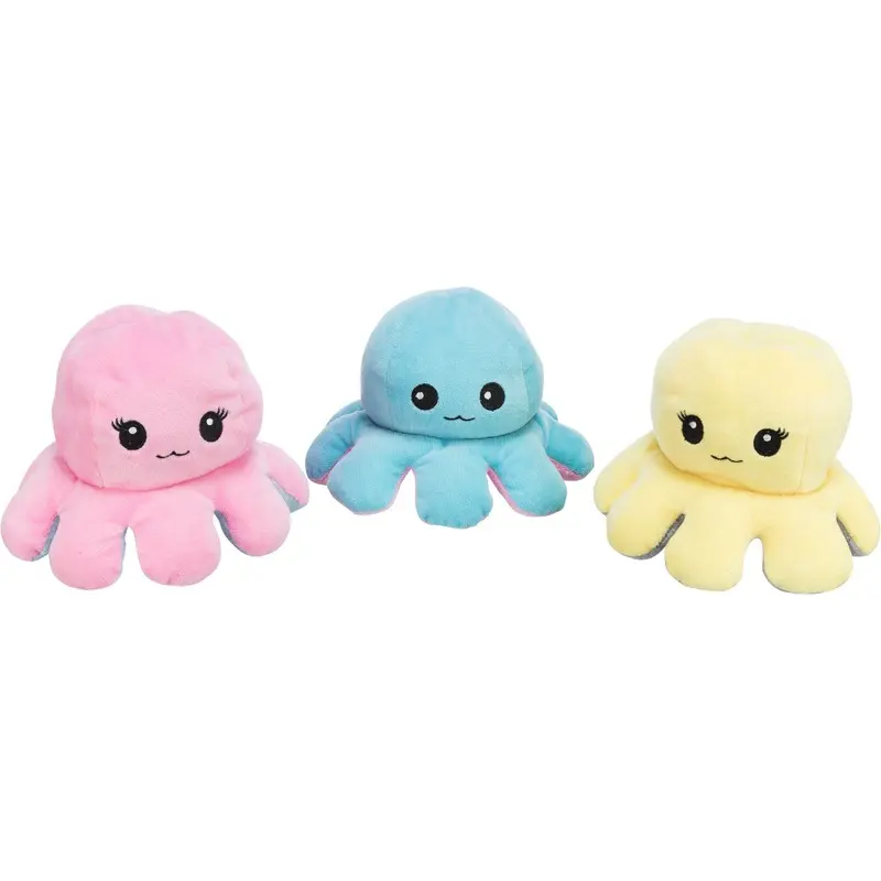 Trixie Reversible octopus plush, 19 cm
