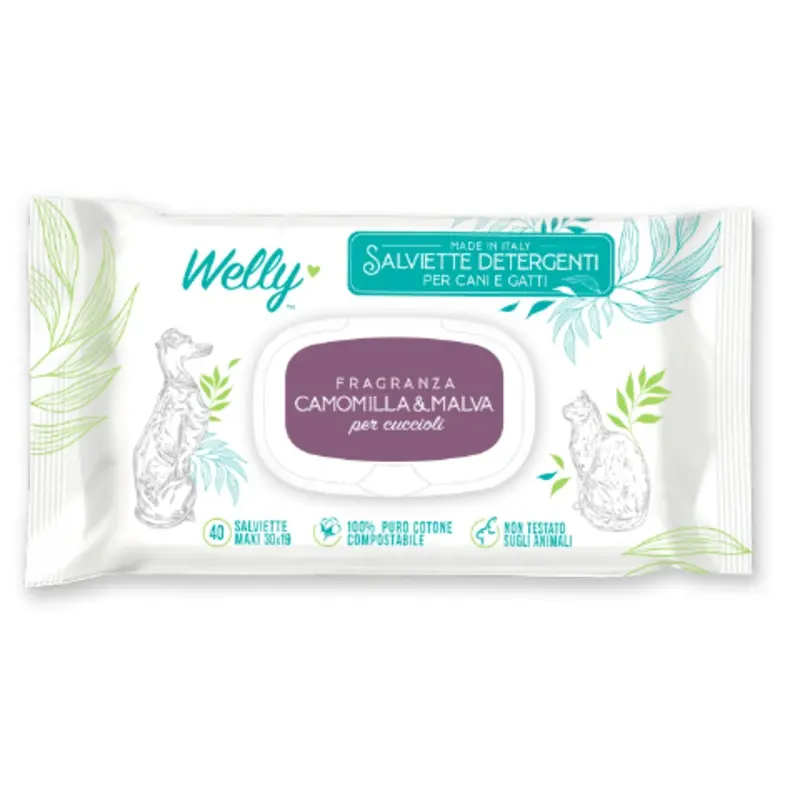 Welly Chamomile and Mallow Cleansing Wipes