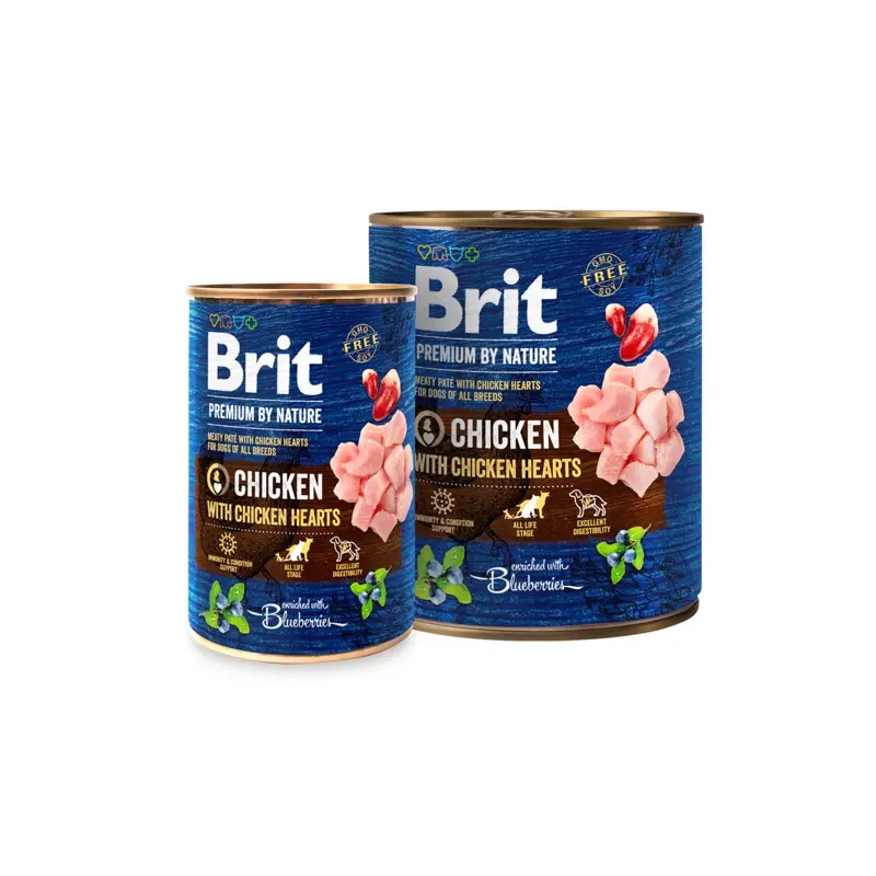 Brit Premium Chicken with Hearts