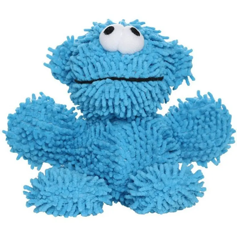 Tuffy's Mighty Microfiber Ball Durable Squeaky Plush Dog Toy, Monster