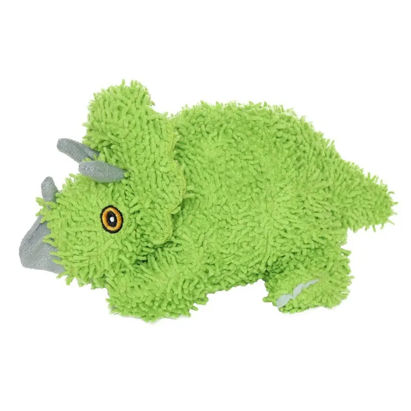Tuffys Mighty Micro Ball Triceratop  Plush, Squeaky Dog Toy