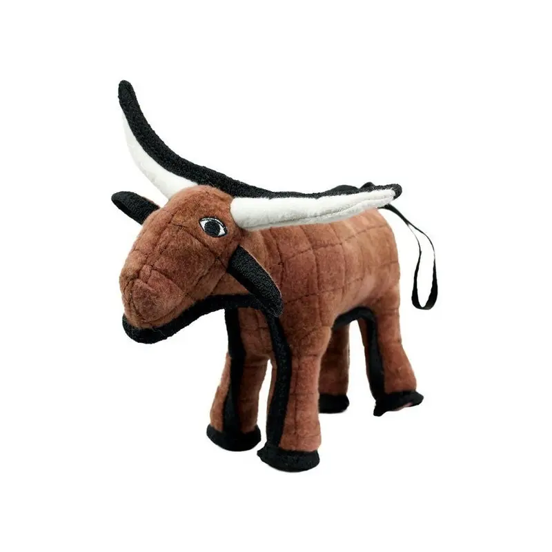 Tuffy's Barnyard Series Bevo the Bull Junior Dog Toy