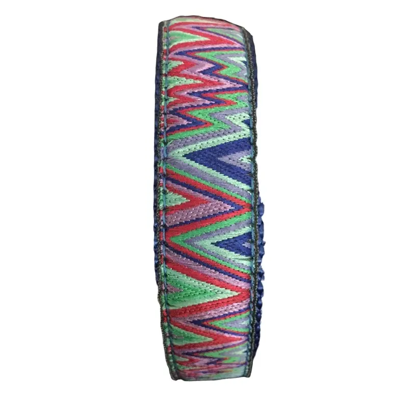 On a Different Wavelength Blue- ZigZag Dog Collars or Leads (1" Wide)