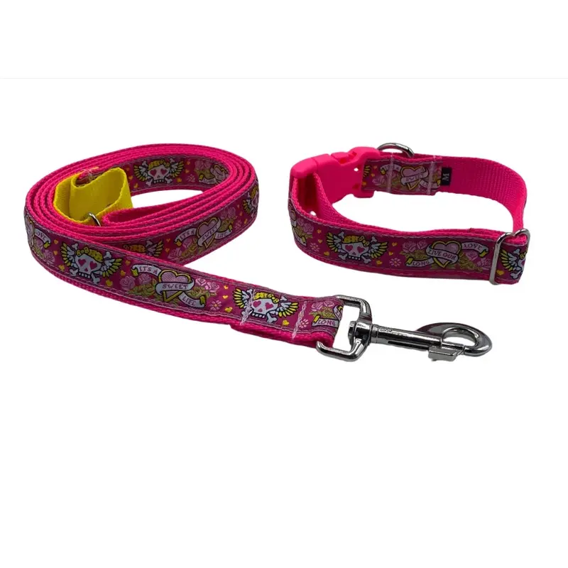 It's a Sweet Life Ribbon Collars or Leads (1" Wide)