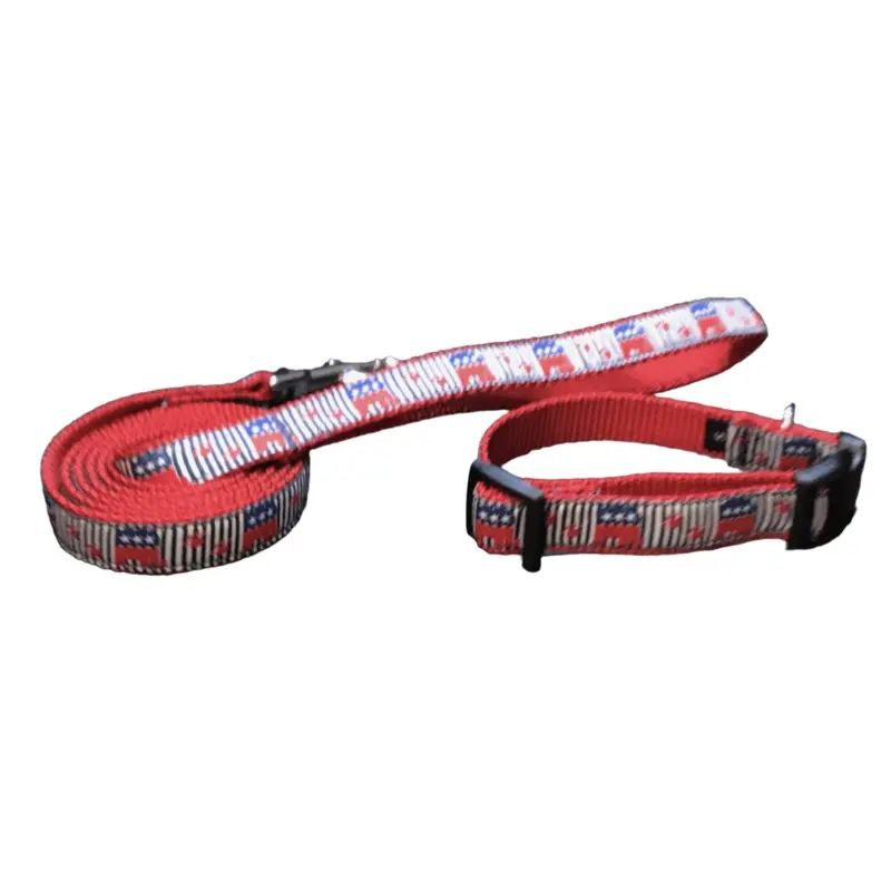Republican Pride Dog Collars or Leads (1" Wide)