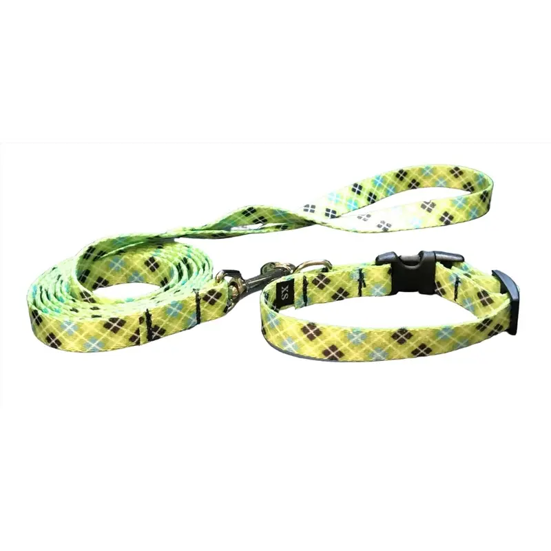 Preppy Pup Collar Dog Collars or Leads (1" Wide)