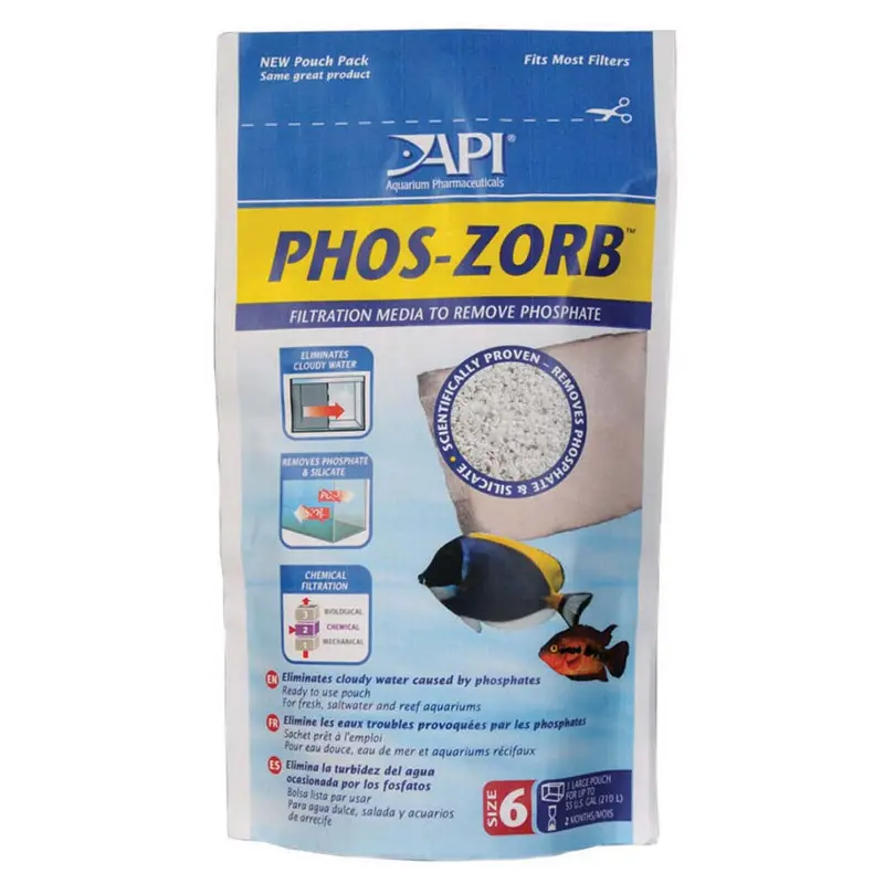 API PHOS-ZORB Aquarium Filter Media Size 6 1 Pack