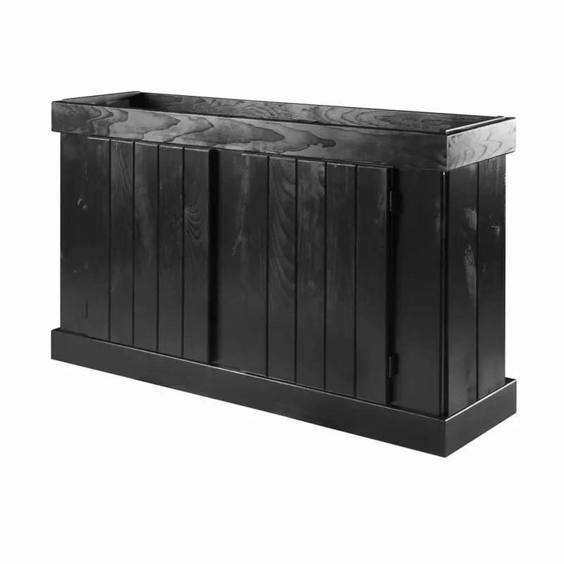 Aqueon Pine Aquarium Stands Black 48 x 12 Inches SD-4