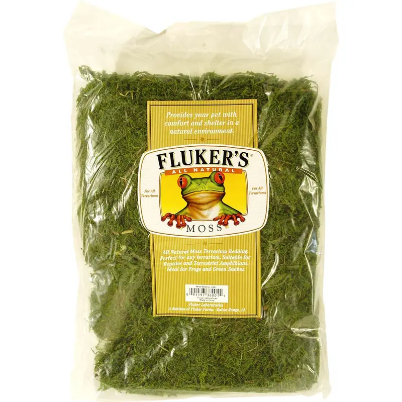 Fluker's All Natural Moss Bedding Substrate Green 8qt LG