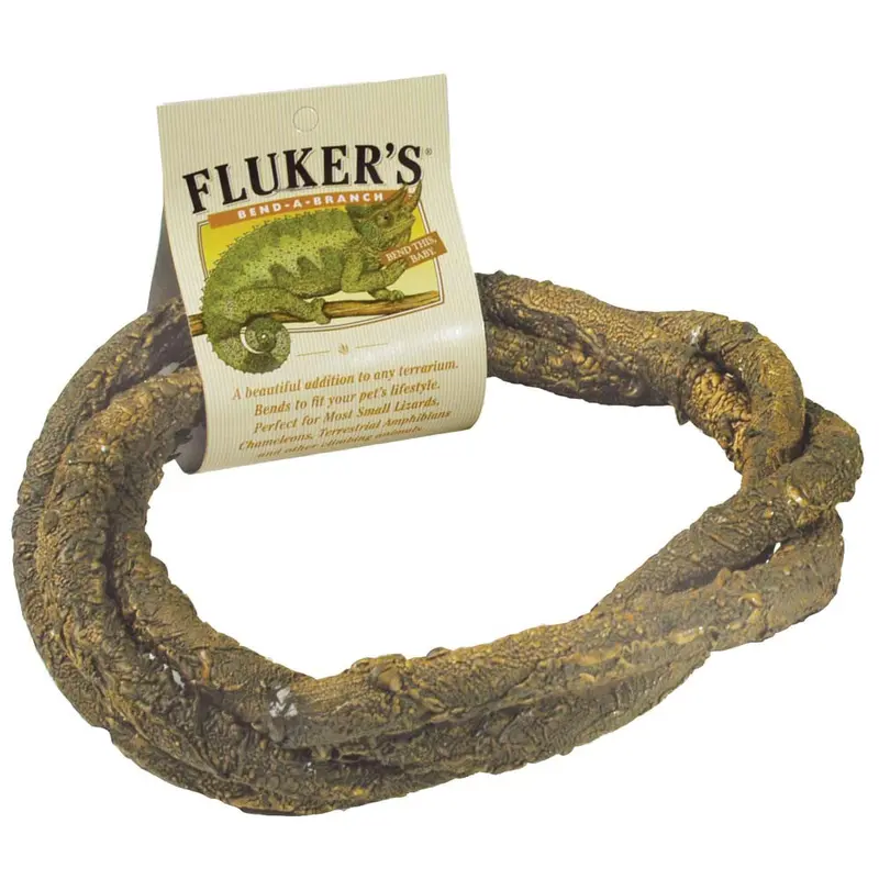Fluker's Bend-A-Branch for Reptiles Brown 6ft MD
