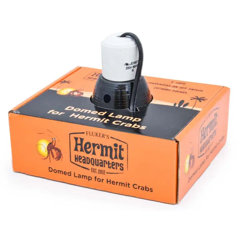 Fluker's Hermit Crab Domed Lamp Black 5.5 in