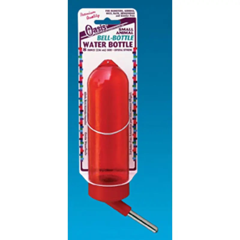 Oasis Bell-Bottle for Small Animals Red