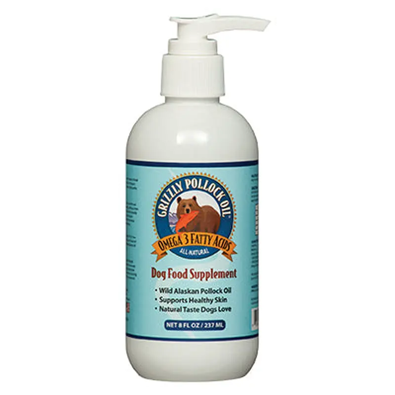 Grizzly Dog Pollock Oil 8oz 