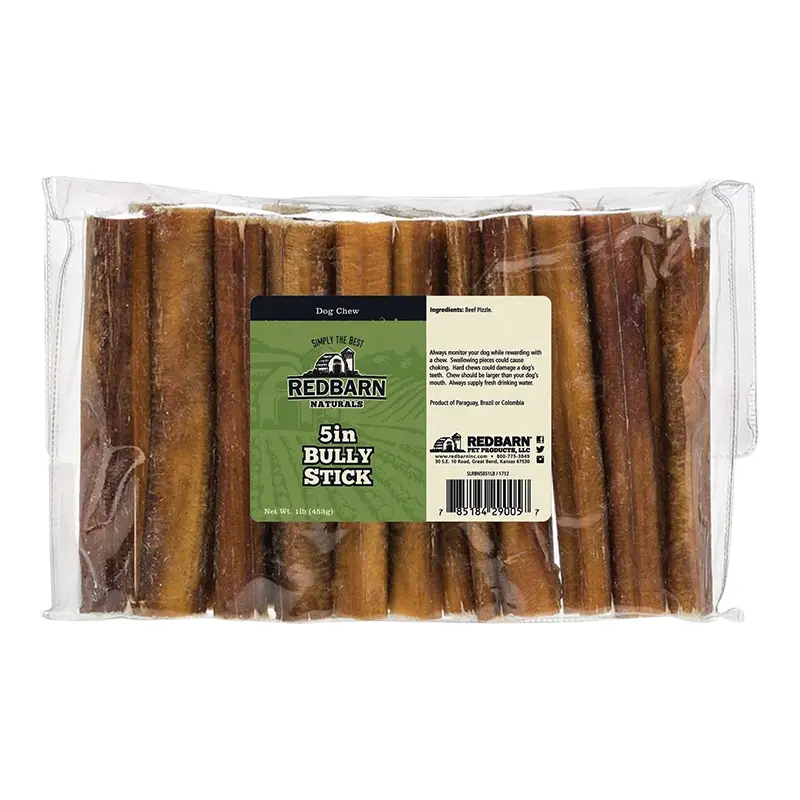 Redbarn Dog Bully 5in Stick 1lb Bag 