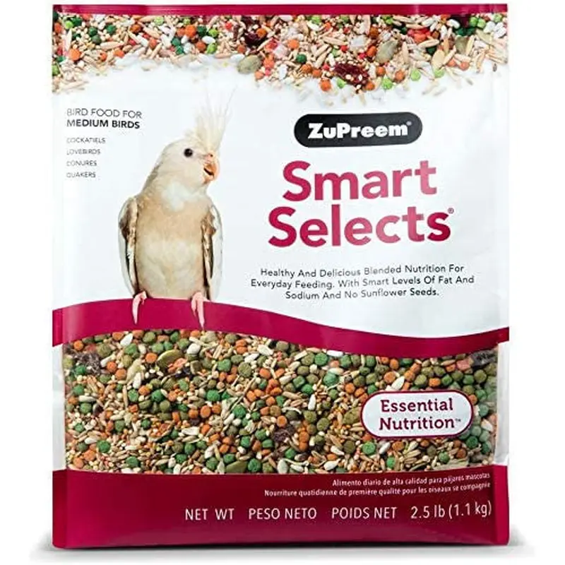 ZuPreem Smart Selects Bird Food Cockatiels & Lovebirds 2.5 lb
