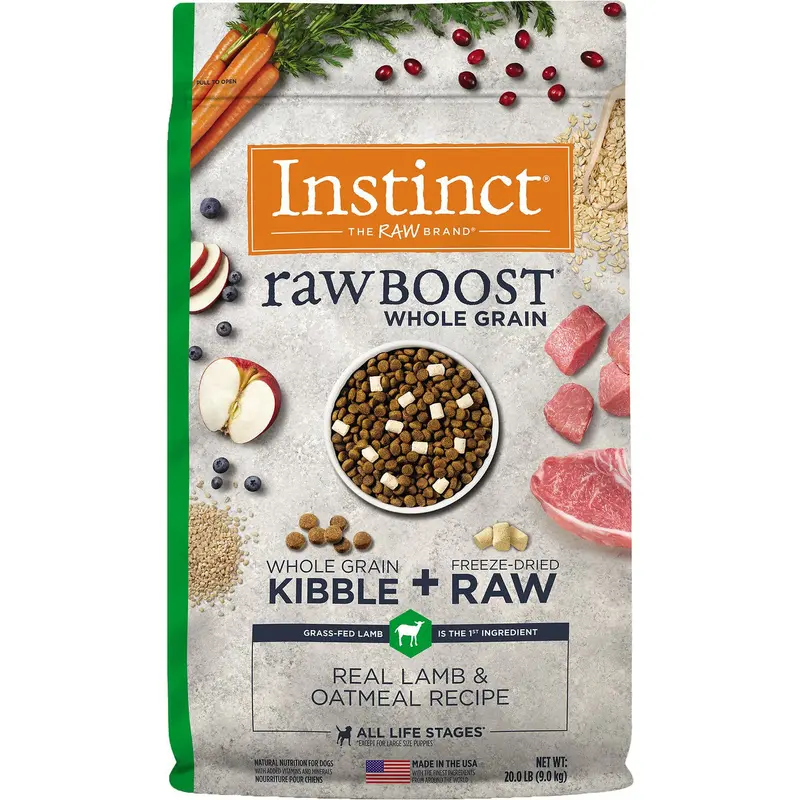 Instinct Dog RBWG Lamb & Oatmeal 20 lb
