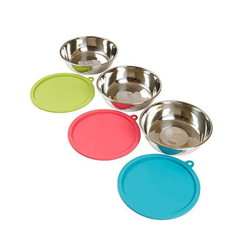Mess D Bowl Lid Set 3 Cup 6pk