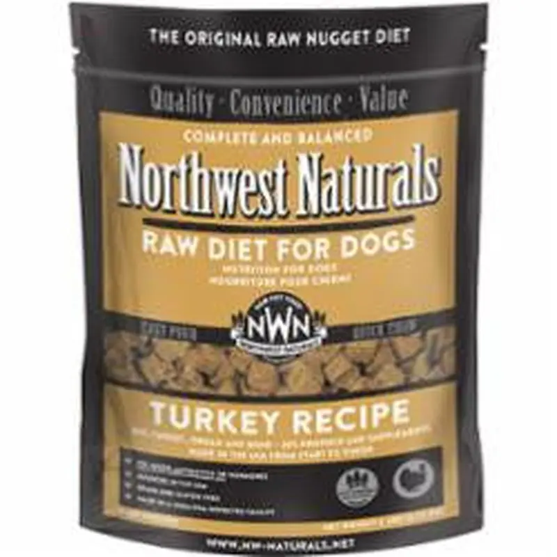 Northwest Naturals Dog Frozen Turkey Nuggets 6lb 