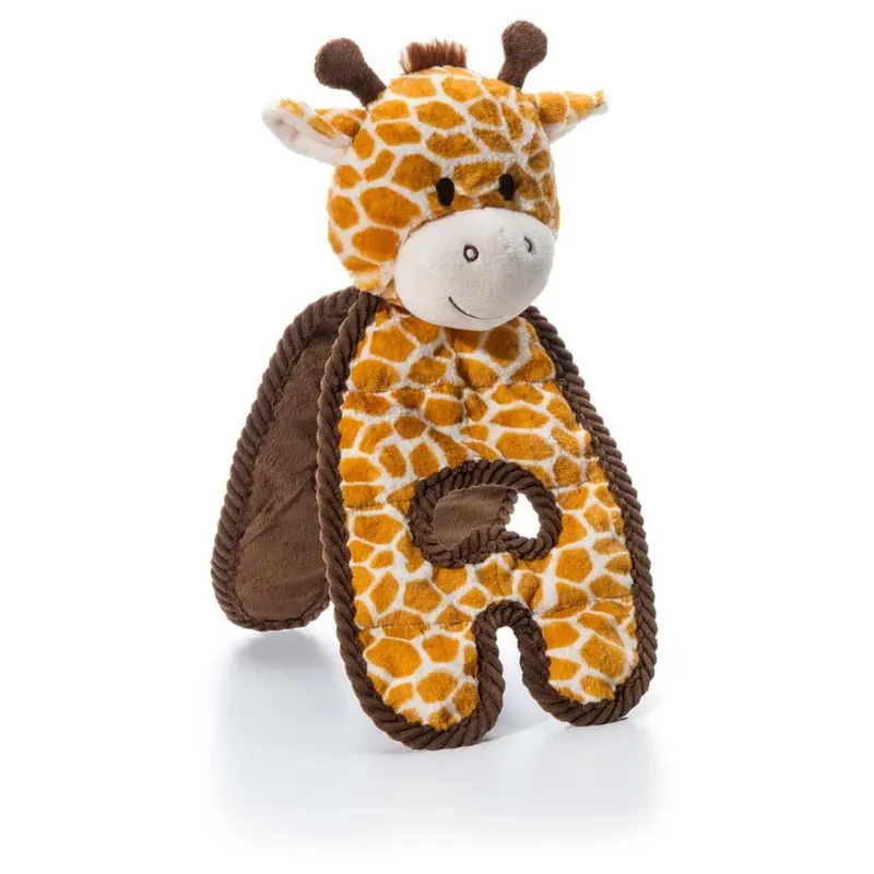 Charming Pet Products Cuddle Tugs Giraffe Dog Toy Brown 18.5 in