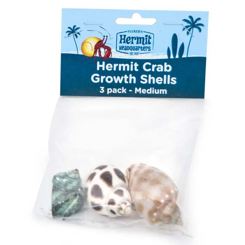 Fluker's Hermit Crab Growth Shells Assorted 3pk MD