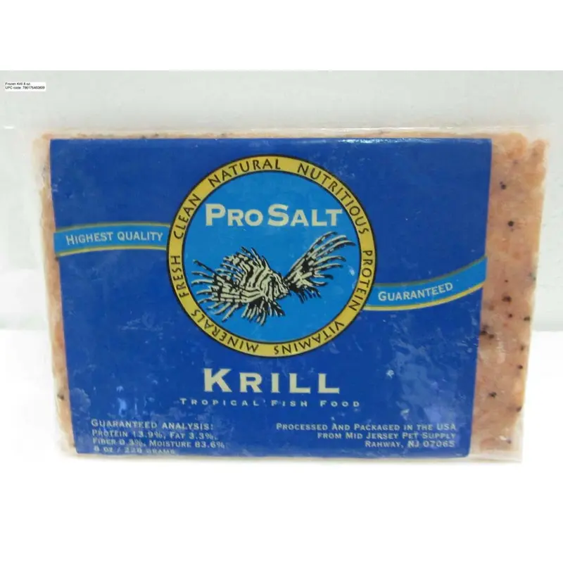 Pro Salt Krill Frozen Fish Food 8 oz SD-5