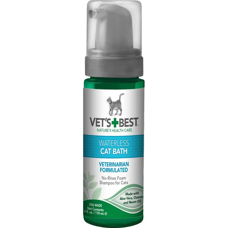 Vet's Best Waterless Cat Bath 4 Fl. oz