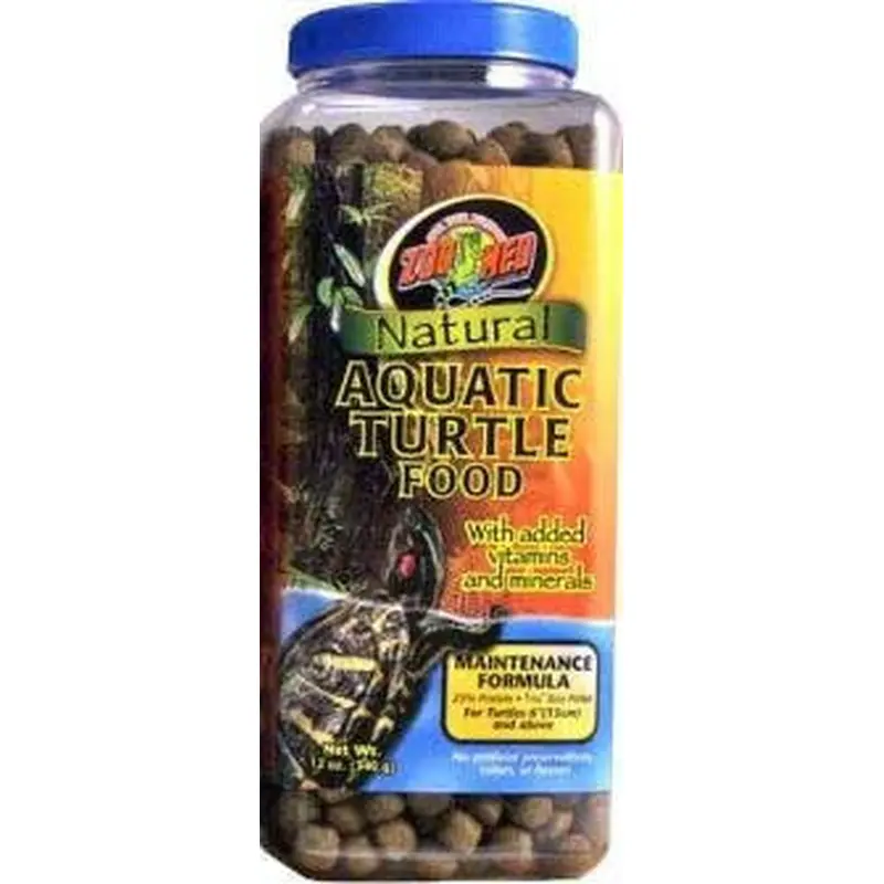 Zoo Med Aquatic Turtle Food Maintenance Formula Dry Food 6.5 oz