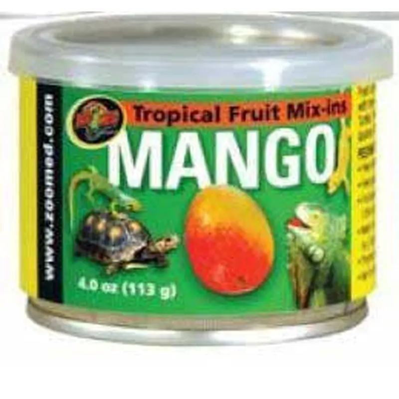 Zoo Med Fruit Mix-Ins Mango Reptile Wet Food 3.4 oz