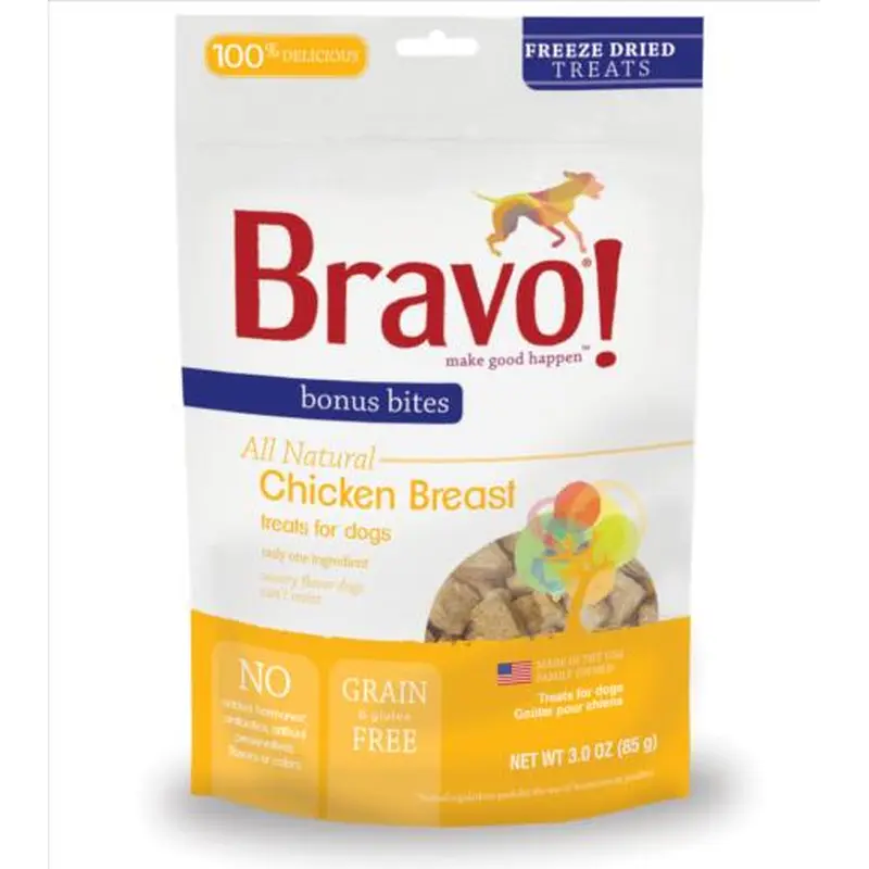 Bravo! Freeze Dried Chicken Breast 3 oz. 