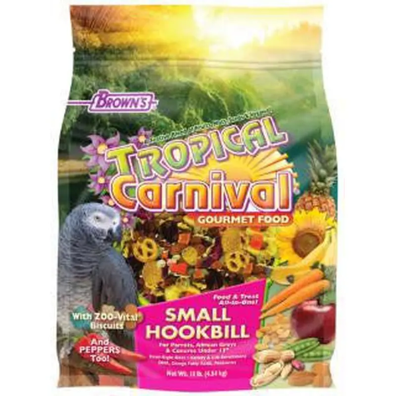F.M. Brown's Tropical Carnival Gourmet Sm Hookbills Food 10lb