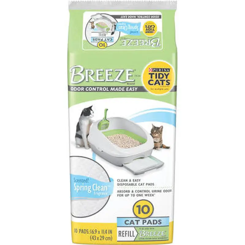 Tidycat Breeze Scented Pad 6/10ct 
