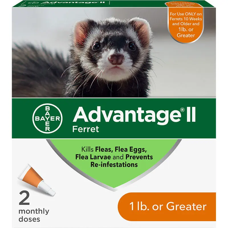 Advantage Ii Small Animal Ferret 2 Pack
