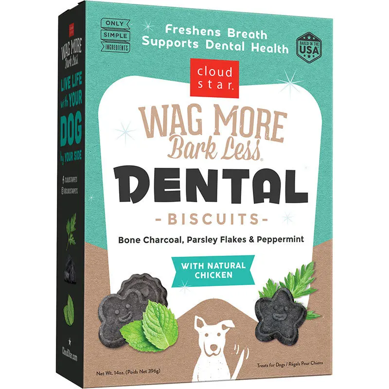 Cloudstar Dog Dental Chicken Charcoal 14oz