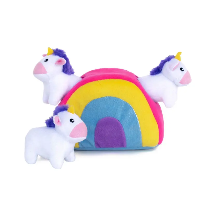 Burrow Unicorns in Rainbow